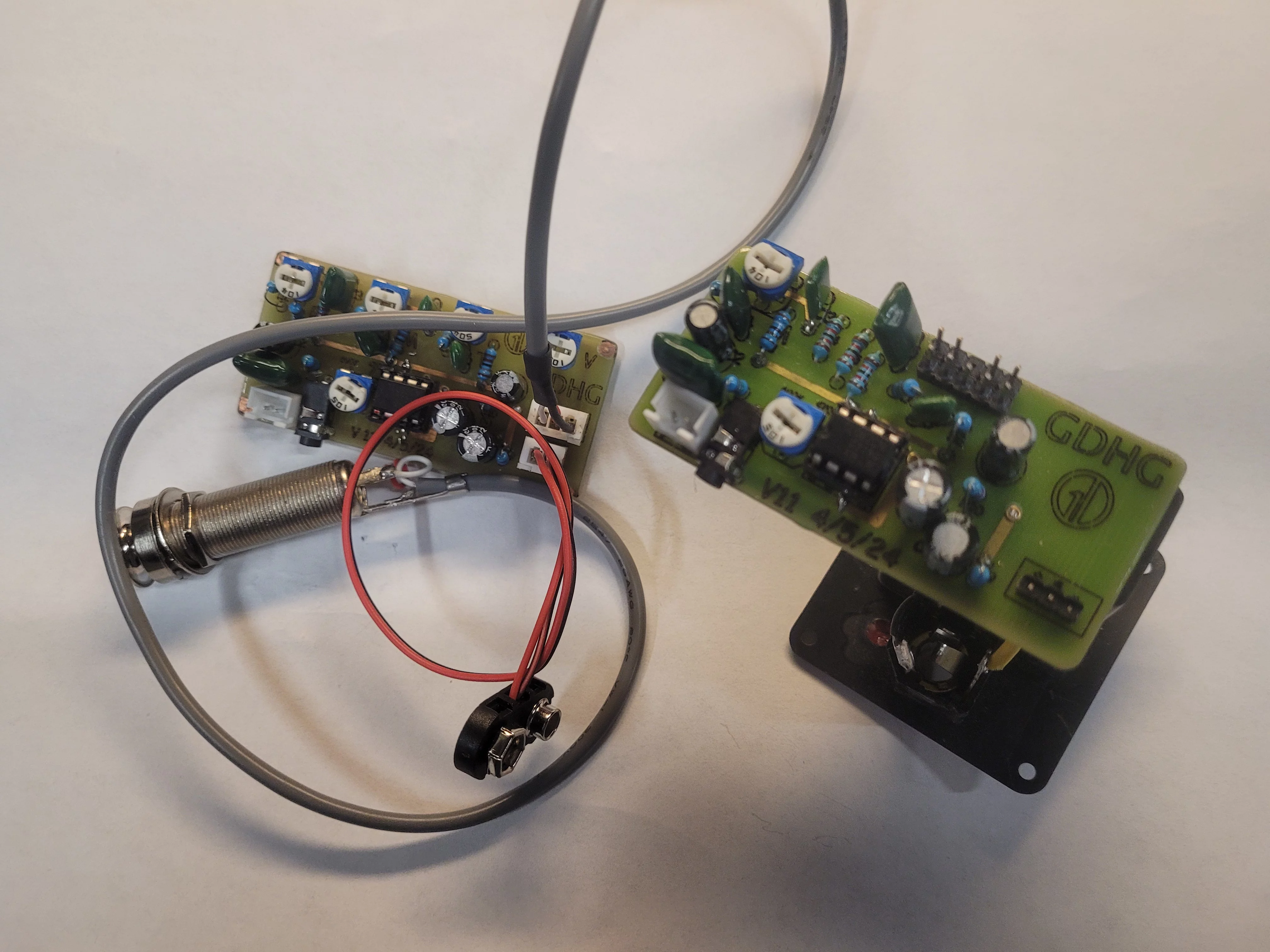 GDG Preamp Battery Connections
