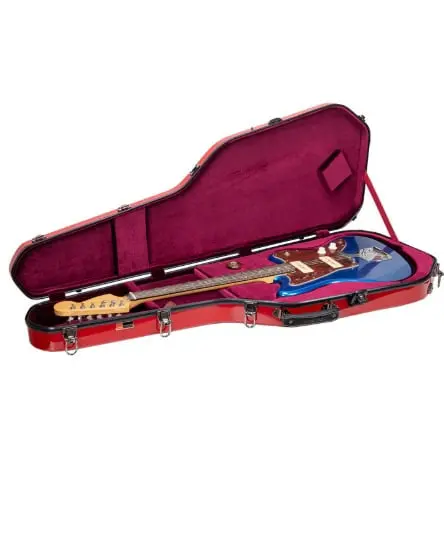 Red Fiberglass JazzMaster Case