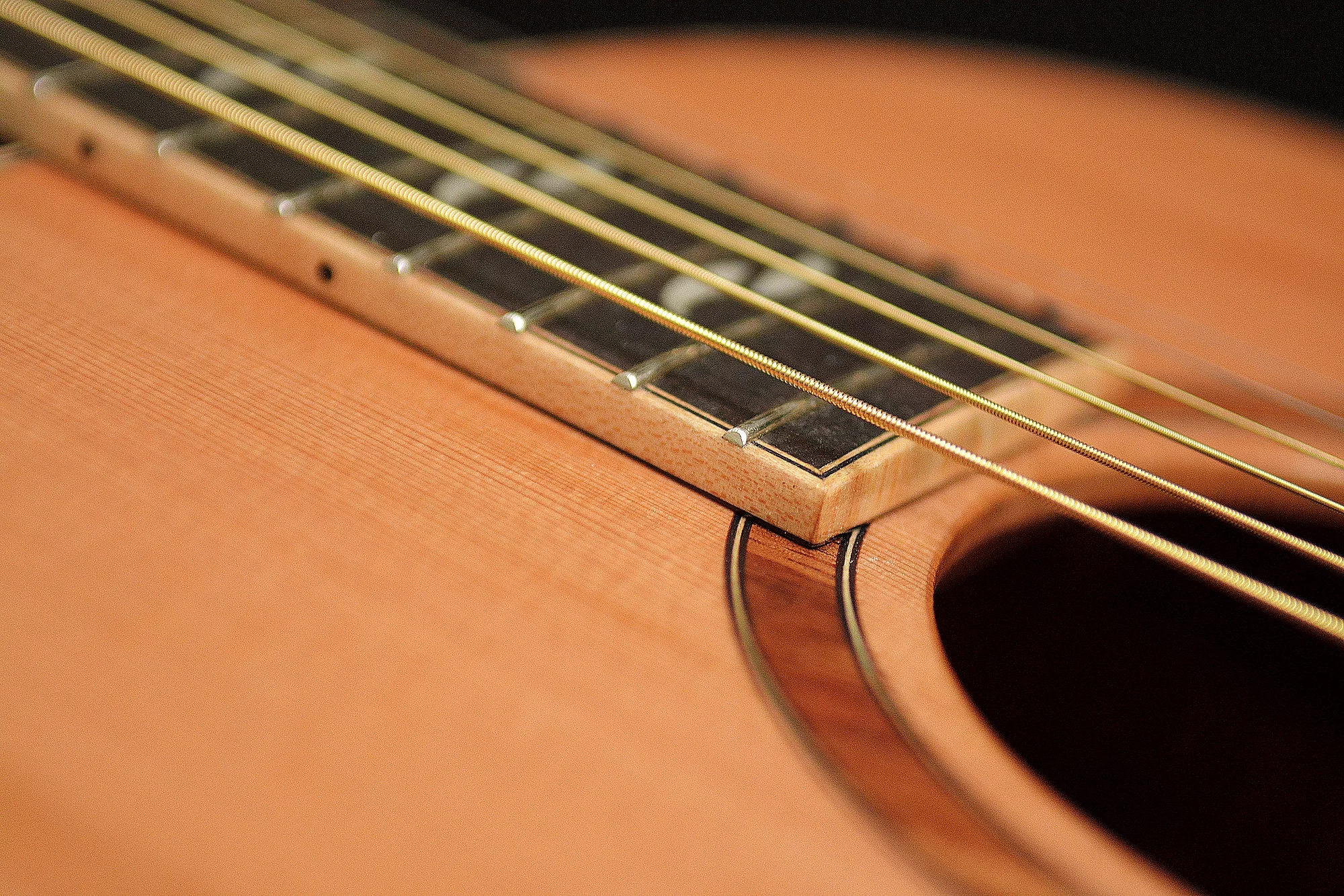 G22 Black Laurel Soundhole Rosette Design