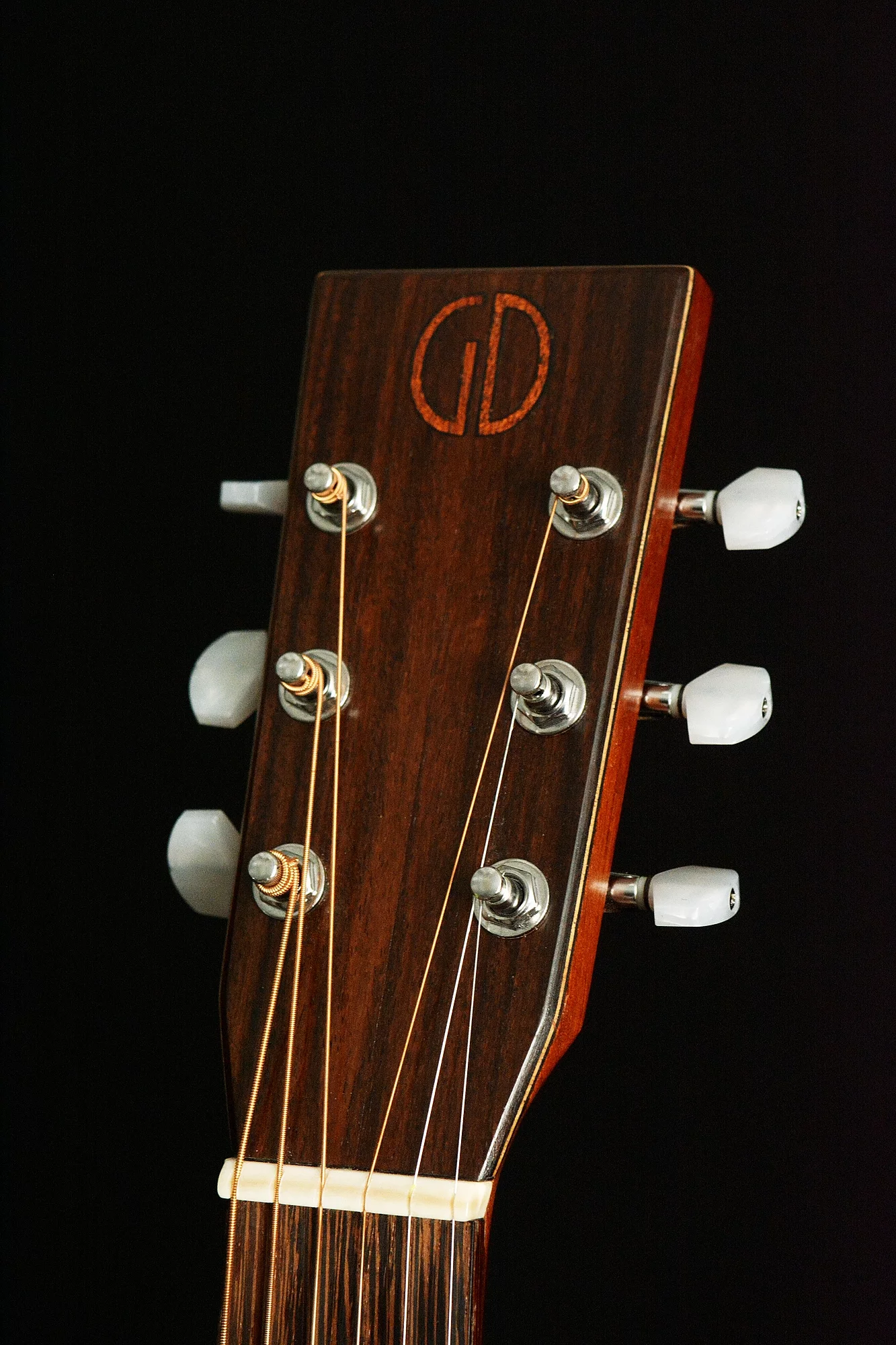 G12 Deep Body OM Headstock